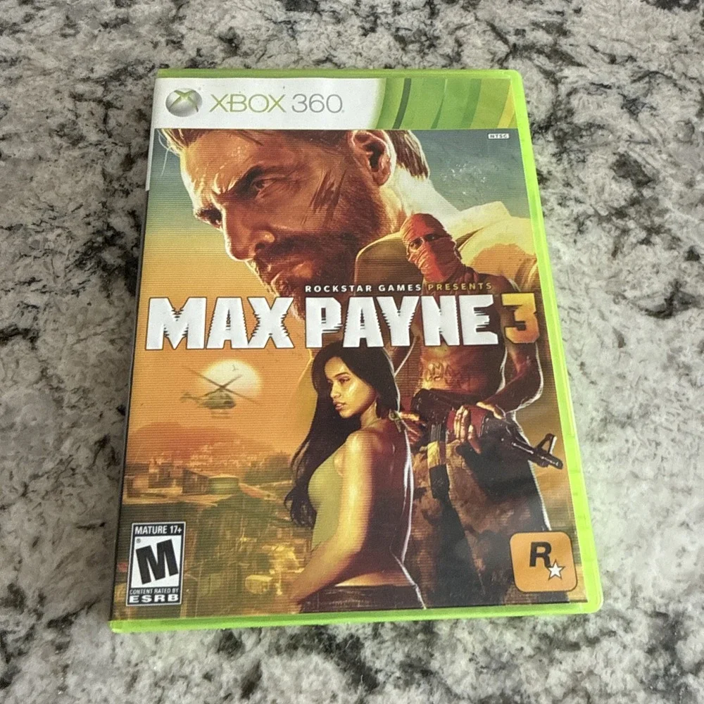 Xbox 360 Game Lot Battlefield 3, Max Payne, Grand Theft Auto